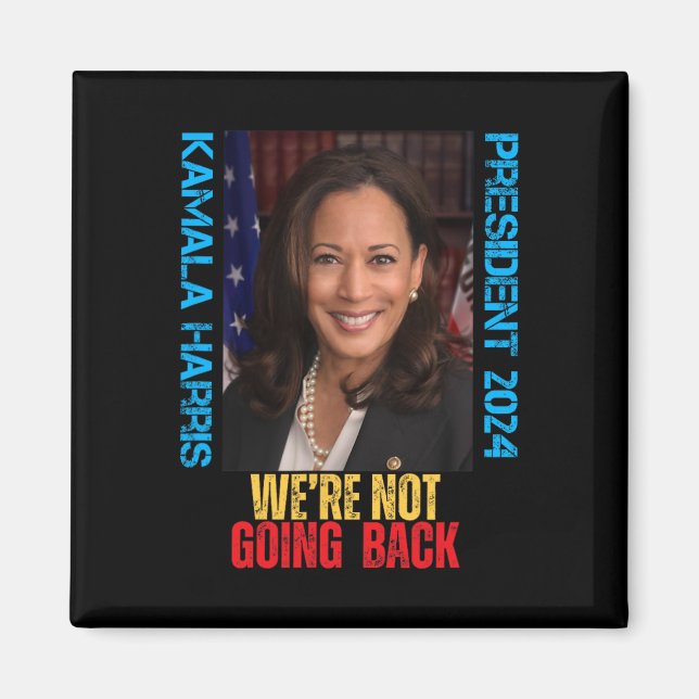Imã Kamala Harris Presidente 2024 Não vamos voltar (Frente)