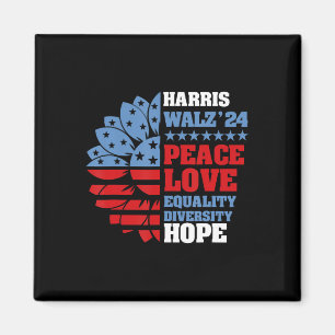 Imã Kamala Harris Tim Walz 2024 Peace Lgbt Harris Walz
