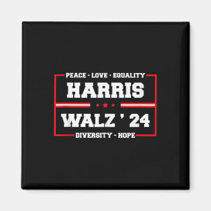 Imã Kamala Harris Tim Walz 2024 Peace Lgbt Harris Walz