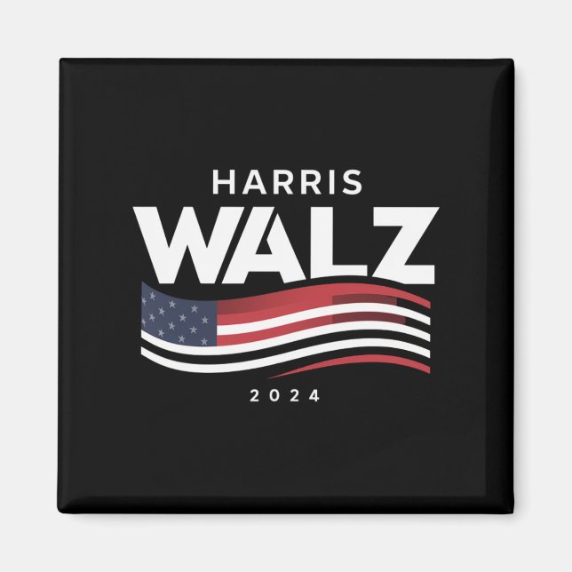 Imã Kamala Harris Tim Walz Walz 2024 Eleição (Frente)