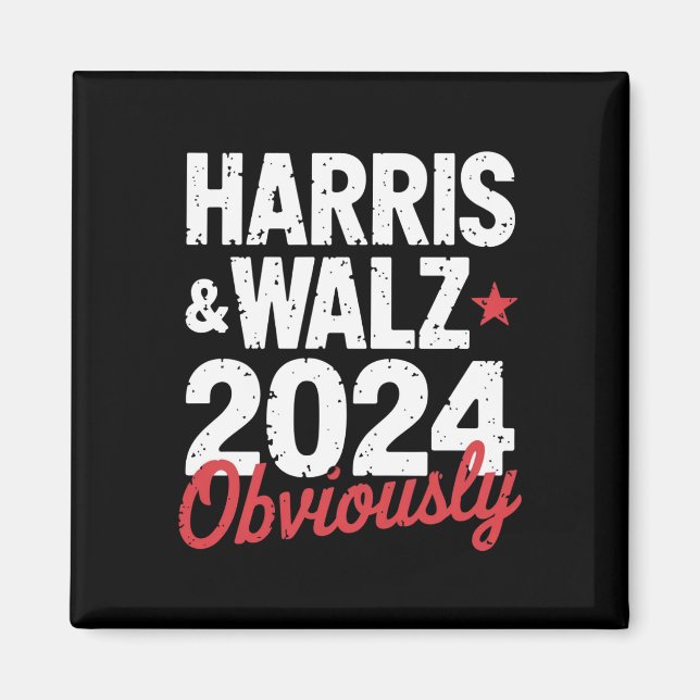Imã Kamala Walz Obviamente 2024 Harris Waltz 2024 (Frente)