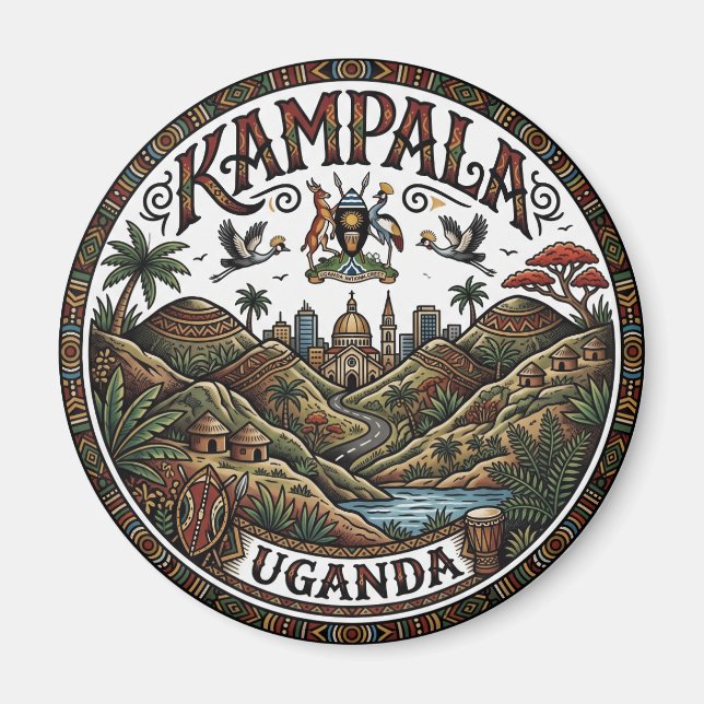 Imã Kampala Sete Colinas Uganda (Frente)