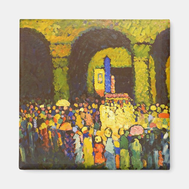 Imã Kandinsky - A Ludwigskirche em Munique (Frente)