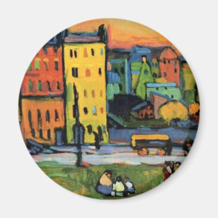 Imã Kandinsky - Casas em Munique,