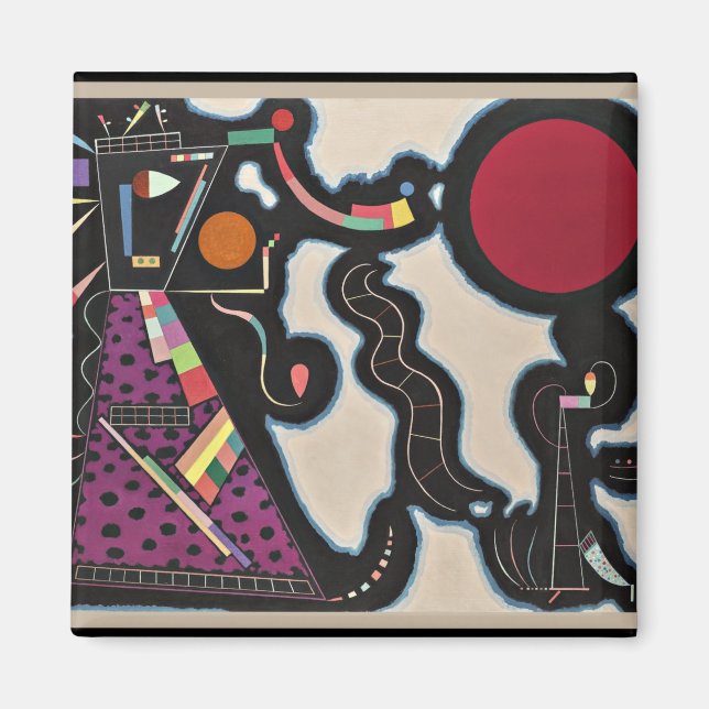 Imã Kandinsky - Círculo Vermelho (Frente)