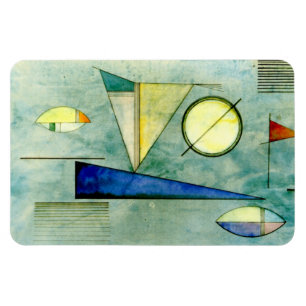 Ímã Kandinsky - Haze, abstrato trabalho de arte