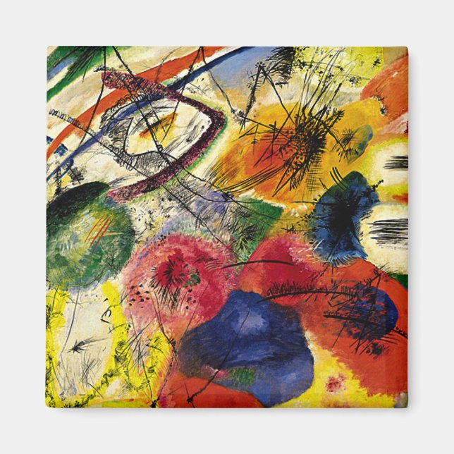 Imã Kandinsky - Traços Pretos (Frente)