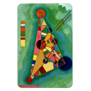 Ímã Kandinsky - Triângulo Multicolorido