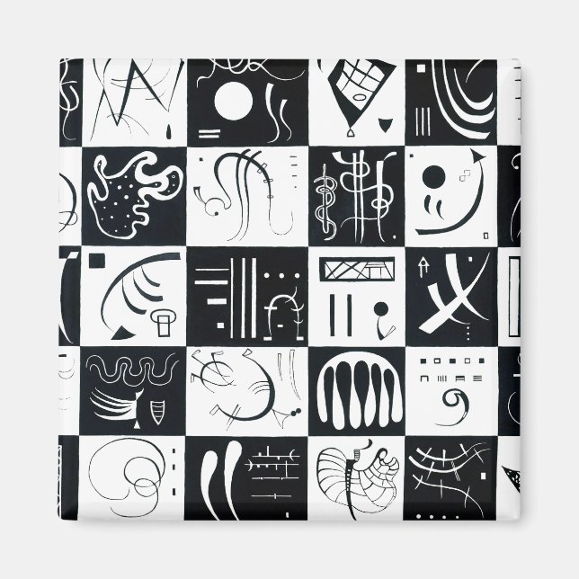 Imã Kandinsky Trinta Magnet (Frente)