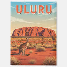 Kangaroo em Uluru, Austrália