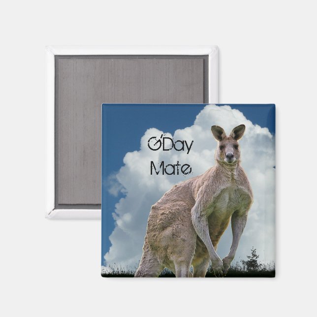 Imã Kangaroo Magnet (Front/Back)