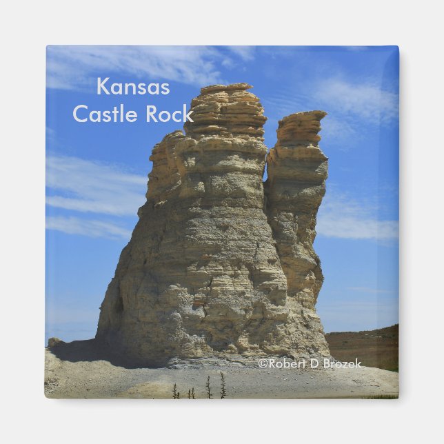 Imã Kansas Castle Rock MAGNET (Frente)