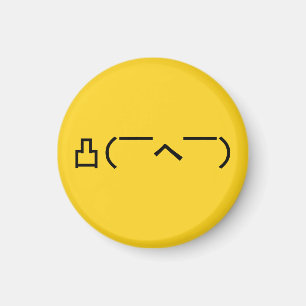 Imã Kaomoji Japonês, Irritado Dedo Médio Emoticon