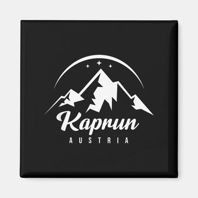 Imã Kaprun Áustria estação de esqui esquiando snowboar (Frente)
