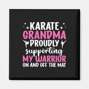 Imã Karate Avó Apoiando Meu Guerreiro Karate Avô