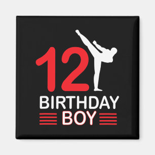 Imã Karate Birthday Tee Boy Gift Kids Taekwondo 6