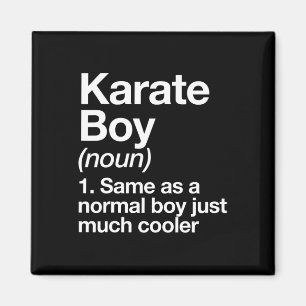 Imã Karate Boy Definition Engraçado Artes Marciais Esp