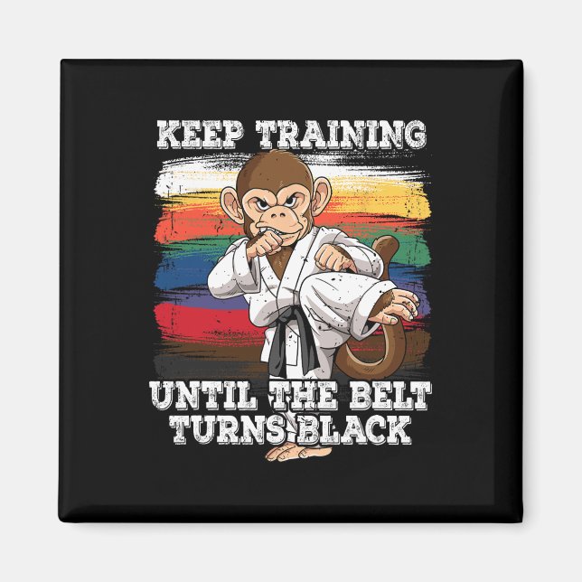 Imã Karate Continue Treinando Até O Cinturão Ficar Pre (Frente)