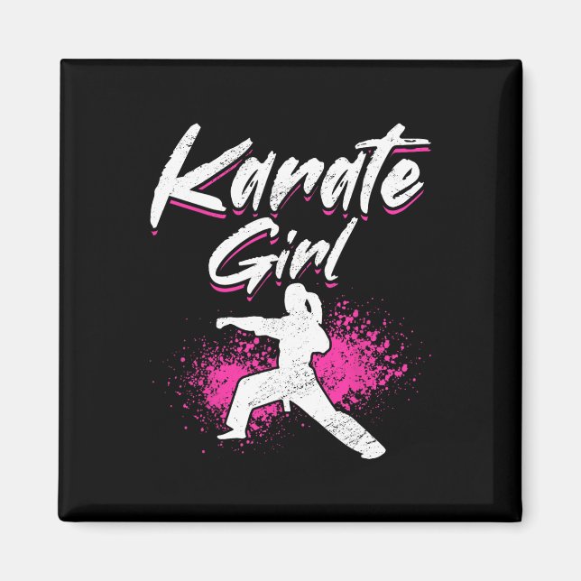 Imã Karate Girl (Frente)
