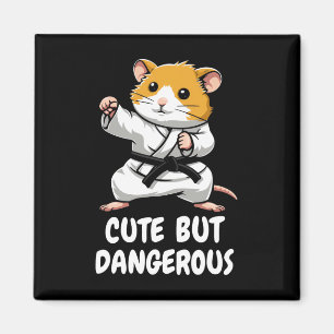 Imã Karate Hamster Cute Mas Perigoso Ar Marcial Engraç