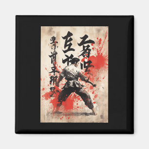 Imã Karate Kyokushin Caligrafia Japonesa Artes Marciai