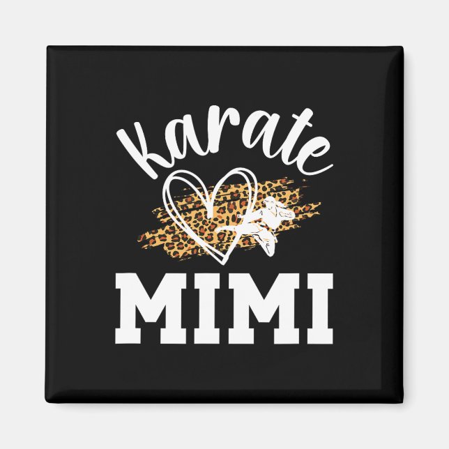 Imã Karate Mimi Leopard Karate Mimi Avó (Frente)