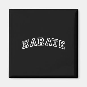 Imã Karate Minimalist Vintage inspira a retrovarsity S
