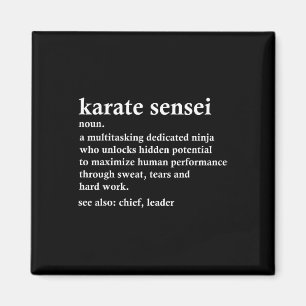 Imã Karate Sensei Definição Enstru Artes Marciais Engr