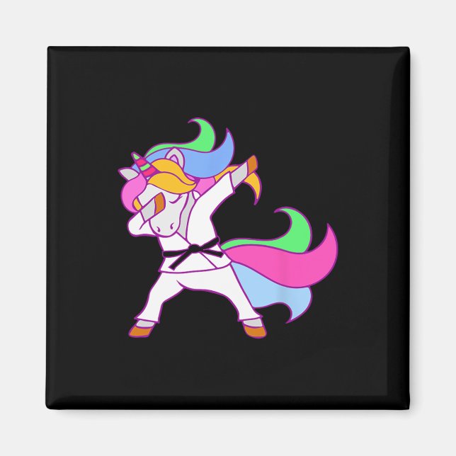 Imã Karate Unicorn Karatecorn Girls (Frente)