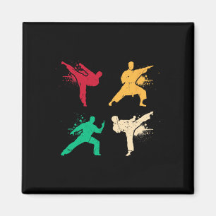 Imã Karate Vintage Arts Marciais Crianças Adulto de Co