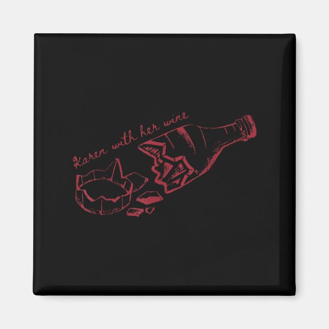 Imã Karen With Her Wine  (Frente)