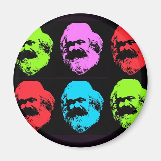 Imã Karl Marx Collage (Frente)