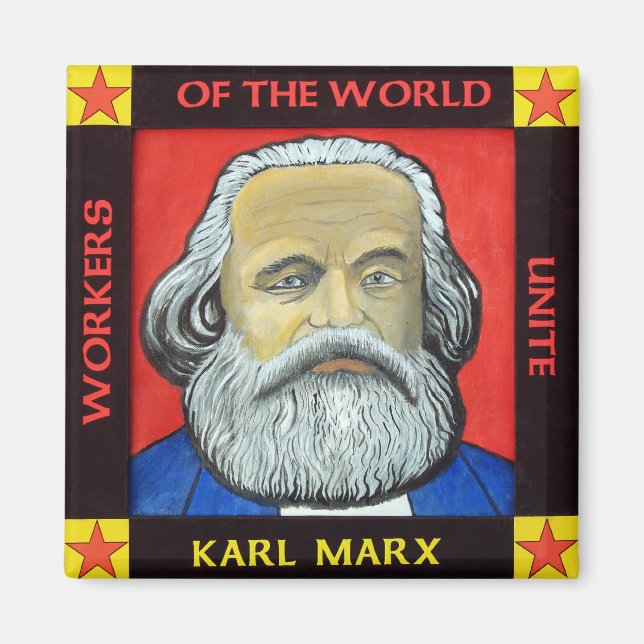 Imã Karl MARX Magnet (Frente)