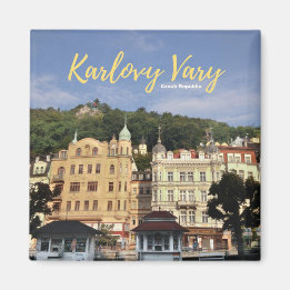 Imã Karlovy Vary Souvenir Magnet