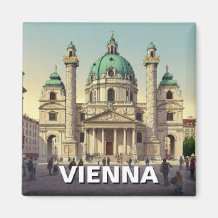 Imã Karlskirche Karlsplatz Viena Áustria Viagem