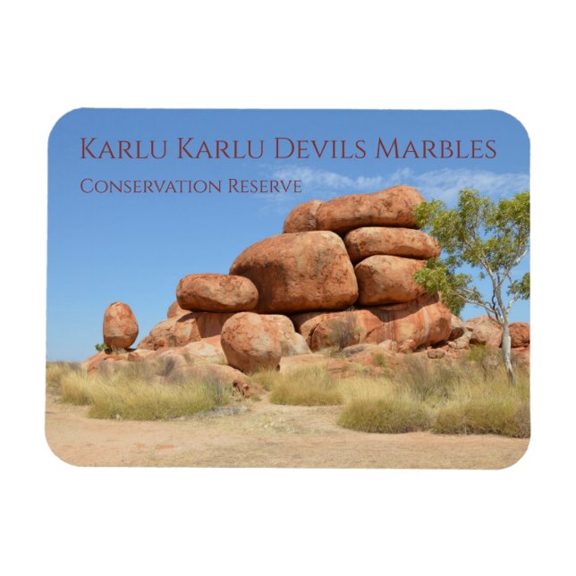 Ímã Karlu Karlu Devils Marbles Austrália (Horizontal)
