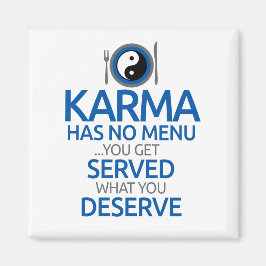 Imã Karma Não Tem Menu... Gráfico Yin Yang