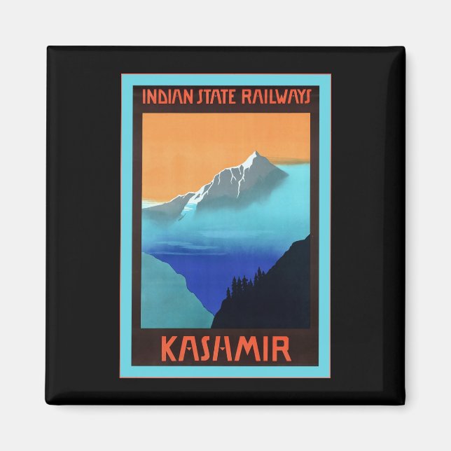 Imã Kashmir ~ Viagens vintage (Frente)