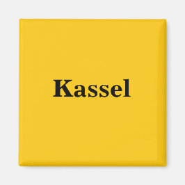 Imã Kassel Magnet Schild Dourada Gleb