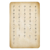 Katakana Com Caracteres Romaji Japoneses Antiquado