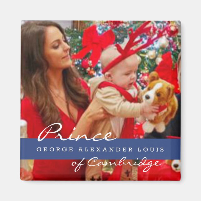 Imã Kate Middleton Prince George Christmas (Frente)