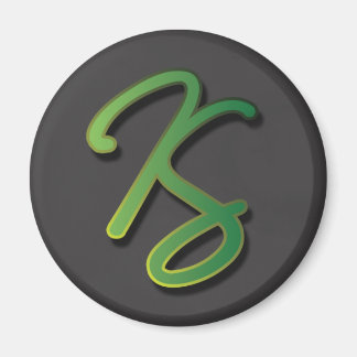 Imã Katie Stoder - Magnet Redondo (preto)