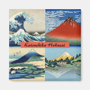 Imã Katsushika Hokusai - 36 visualizações do Monte Fuj