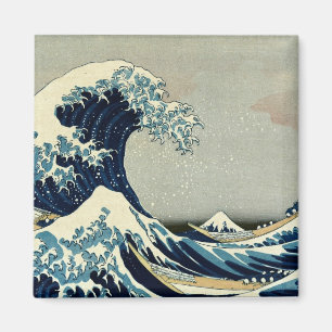 Imã Katsushika Hokusai é a onda de Excelentes de Kanag