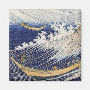 Imã Katsushika Hokusai. Ondas oceânicas