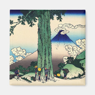 Imã Katsushika Hokusai - Passagem de Mishima na proví