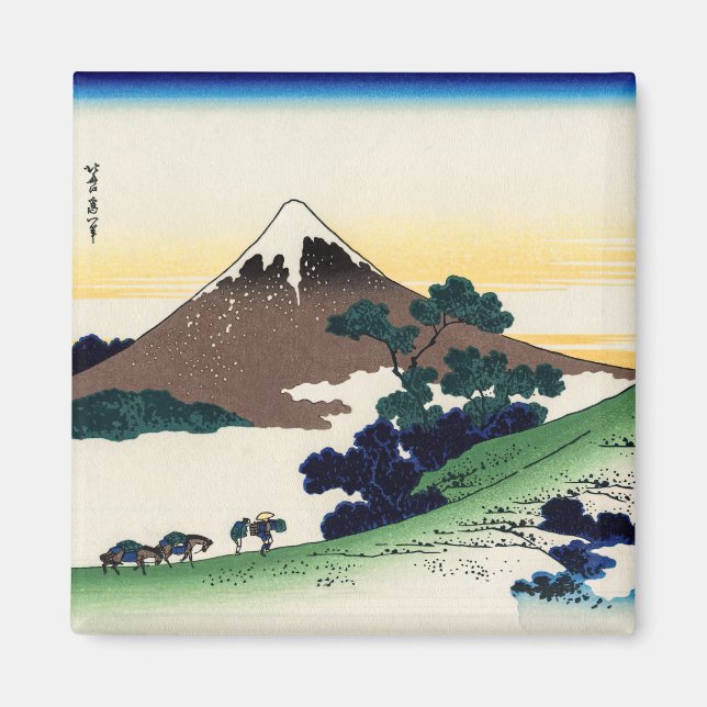 Imã Katsushika Hokusai - passe de inume, província de  (Frente)