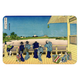 Ímã Katsushika Hokusai - Sala de Sazai, Temple 500 Rak