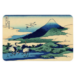 Ímã Katsushika Hokusai - Umegawa na província de Sagam