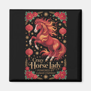 Imã Kawaii 2026 Crazy Horse Lady Energizada Lunar Ener